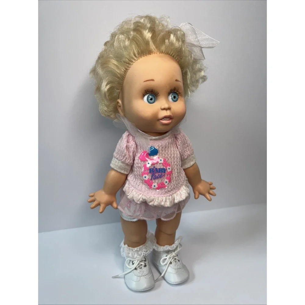 Vintage 1990 Galoob Baby Face So Innocent Cynthia #7 Original Top Blue Eyes